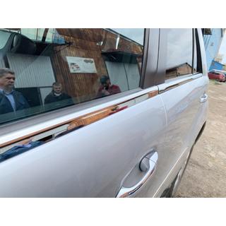 Zewnętrzne listwy ozdobne okien stal nierdzewna (4 szt) Mercedes ML W164 2005-2011 zdjęcia 3