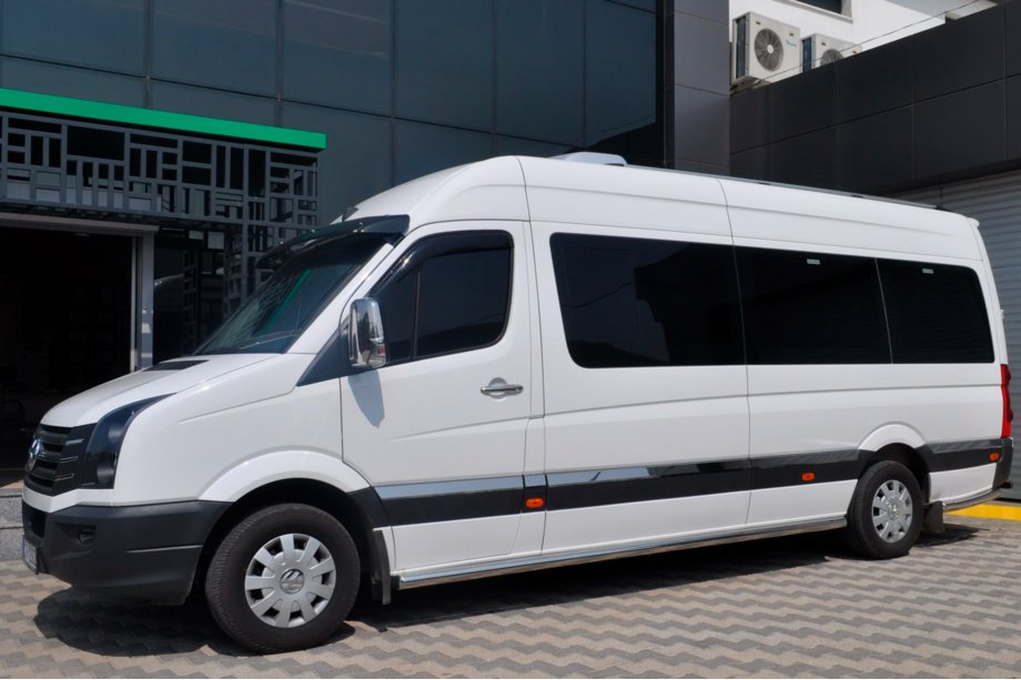 Volkswagen Crafter 2006-2016 Rury Boczne (2 szt., Stal Nierdzewna) d60, średni rozstaw osi Image