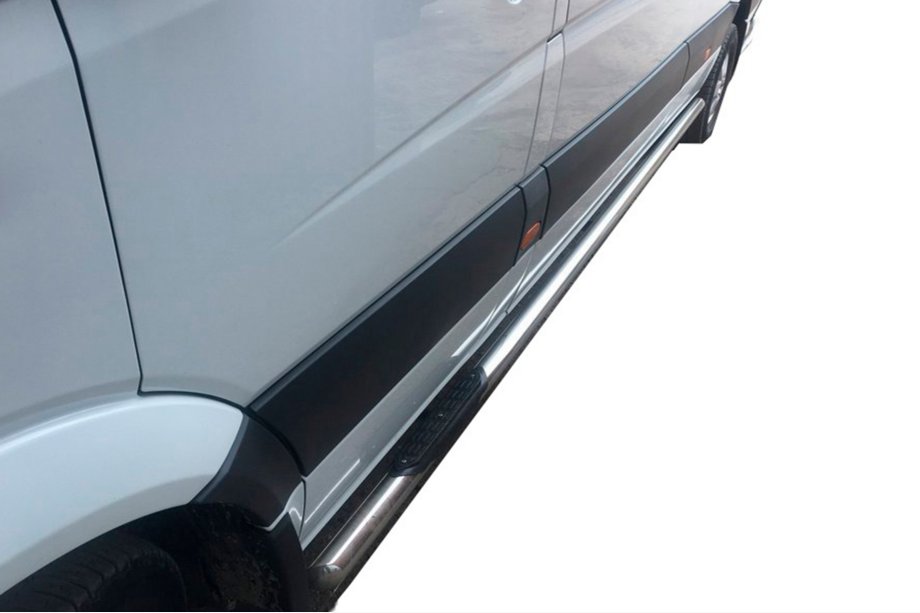 Volkswagen Crafter 2006-2016 Rury Boczne (2 szt., Stal Nierdzewna) d70, Long/ExtraLong Zdjęcia 5