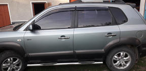 Hyundai Tucson JM 2004- Chromowane Nakładki na Klamek Drzwi (4 szt, Stal Nierdzewna) zdjęcia 4