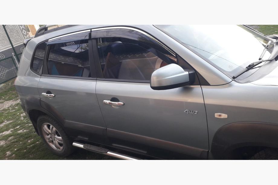 Hyundai Tucson JM 2004- Chromowane Nakładki na Klamek Drzwi (4 szt, Stal Nierdzewna) Image