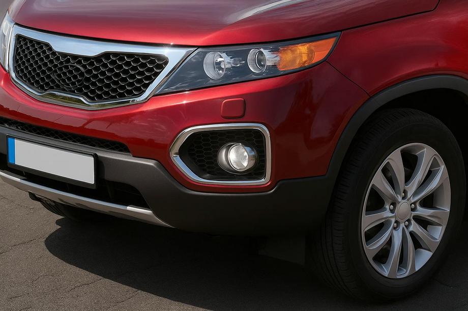 Kia Sorento II XM 2009-2014 Obramowania świateł przeciwmgielnych 2010-2013 (2 szt., stal nierdzewna) Image