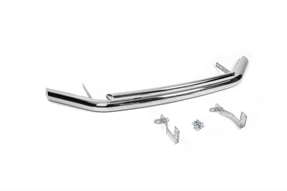 Volkswagen Caddy 2004-2010 Przedni podwójny pałąk ST014 (stal nierdzewna) Image