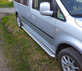 Volkswagen Caddy 2004-2010 Progi Boczné Premium (2 szt., Stal Nierdzewna) Baza standardowa, d60 zdjęcia 1
