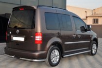 Volkswagen Caddy 2004-2010 Rury Boczne BB001 (2 szt., stal nierdzewna) zdjęcia 4