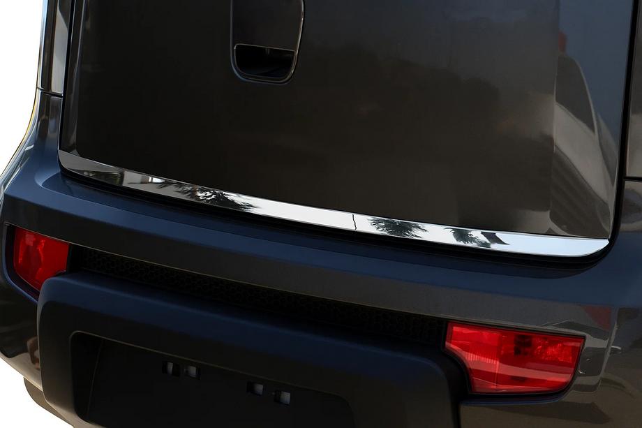 Kia Soul I 2008-2013 Listwa bagażnika stal nierdzewna Image