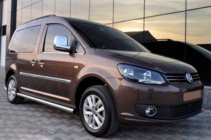 Volkswagen Caddy 2010-2015 Rury Boczne BB001 (2 szt., stal nierdzewna) zdjęcia 1
