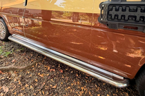 Volkswagen T4 Transporter 1990-2003 Progi Boczné Premium (2 szt., Stal Nierdzewna) Długa Baza, 60mm zdjęcia 9