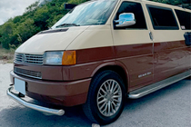 Volkswagen T4 Caravelle/Multivan 1990–2003 Chromowane Nakładki na Klamek (7 szt., Stal Nierdzewna) Carmos - Turecka Stal Nierdzewna zdjęcia 7