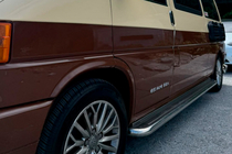 Volkswagen T4 Caravelle/Multivan 1990–2003 Progi Boczné Premium (2 szt., Stal Nierdzewna) d60, Długa baza zdjęcia 5