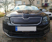 Skoda Octavia III A7 2013-2019 Zimowa osłona na grill (2013-2017) Matowy zdjęcia 1