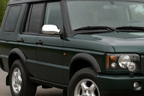 Land Rover Discovery II 1998-2004 Nakładki na Lusterka (2 szt, Stal Nierdzewna) OmsaLine - Włoska Stal Nierdzewna zdjęcia 1