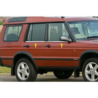 Listwy Ozdobne Okien Stal Nierdzewna (4 szt.) Land Rover Discovery II 1998-2004 zdjęcia 1