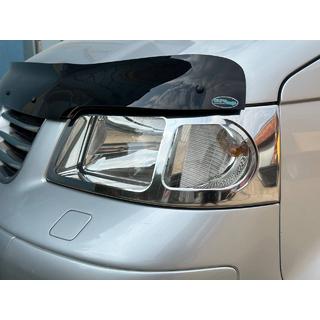 Chromowane nakładki na przednie reflektory (2 szt., stal nierdzewna) Volkswagen T5 Transporter 2003-2010 zdjęcia 4