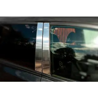 Listwy Słupków Drzwi ze Stali Nierdzewnej (8 szt.) Nissan X-trail T31 2007-2014 zdjęcia 4