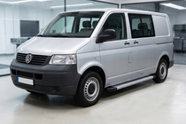 Volkswagen T5 Transporter 2003-2010 Progi Boczne Maya V2 (2 szt., Aluminium) Krótki Rozstaw Osi zdjęcia 1