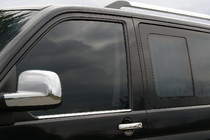 Volkswagen T5 Multivan 2003–2010 Listwy ozdobne szyb przednich (2 szt, stal nierdzewna) zdjęcia 1