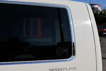 Volkswagen T5 Multivan 2003–2010 Komplet listew okiennych (14 szt, stal nierdzewna) zdjęcia 2