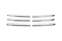Volkswagen T5 Multivan 2003–2010 Chromowane Nakładki na Grill (6 szt, Stal Nierdzewna) zdjęcia 2