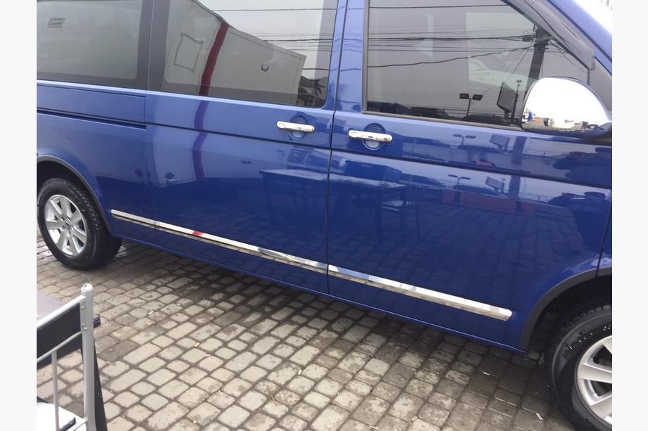 Volkswagen T5 Multivan 2003–2010 Listwy Drzwiowe Stal Nierdzewna Chrom Zdjęcia 7