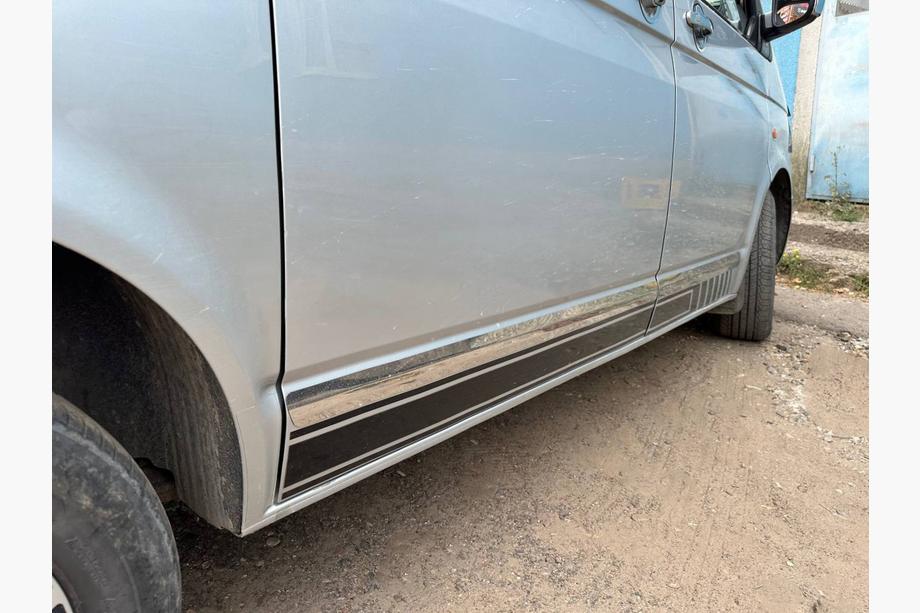 Volkswagen T5 Multivan 2003–2010 Listwy Drzwiowe Stal Nierdzewna Chrom Zdjęcia 16