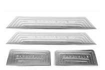 Volkswagen T5 Caravelle 2004-2010 Nakładki na wewnętrzne progi (Omsa, stal nierdzewna) 3 Nakładki na Progi zdjęcia 3