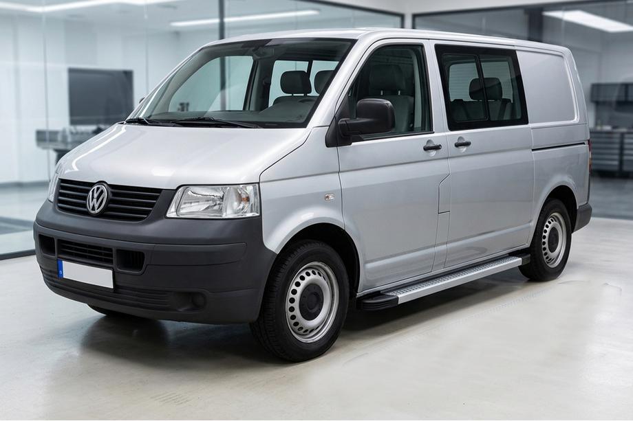 Volkswagen T5 Caravelle 2004-2010 Progi Boczne Maya V2 (2 szt., Aluminium) Krótki Rozstaw Osi Image