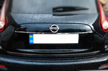 Nissan Juke 2010-2019 Listwa chromowana nad tablicą rejestracyjną (stal nierdzewna) OmsaLine - Włoska Stal Nierdzewna zdjęcia 1