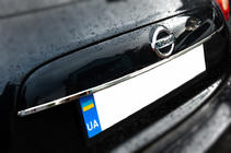 Nissan Juke 2010-2019 Listwa chromowana nad tablicą rejestracyjną (stal nierdzewna) OmsaLine - Włoska Stal Nierdzewna zdjęcia 2