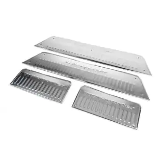 Nakładki na wewnętrzne progi Carmos stal nierdzewna Volkswagen T5 2010-2015 zdjęcia 3