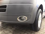 Volkswagen T5 2010-2015 Obramowania świateł przeciwmgielnych (2 szt., stal nierdzewna) Carmos - Turecka Stal Nierdzewna zdjęcia 2