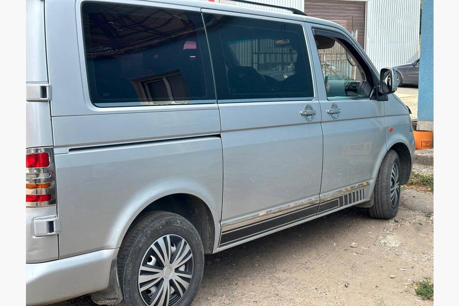 Volkswagen T5 2010-2015 Listwy Drzwiowe Stal Nierdzewna Chrom 2 Drzwi, Krótki Rozstaw Osi, OmsaLine - Włoska Stal Nierdzewna Zdjęcia 18