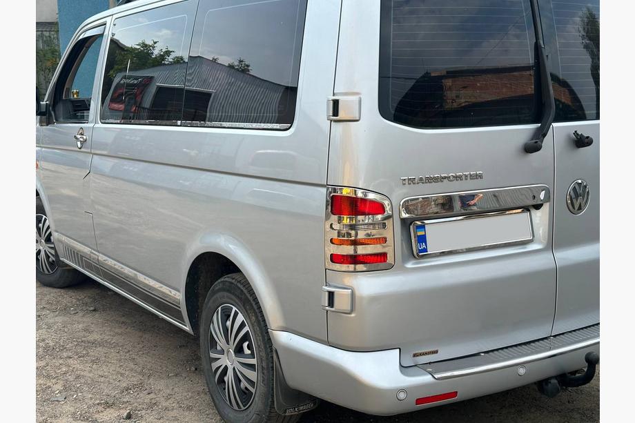 Volkswagen T5 2010-2015 Listwy Drzwiowe Stal Nierdzewna Chrom 2 Drzwi, Krótki Rozstaw Osi, OmsaLine - Włoska Stal Nierdzewna Zdjęcia 17