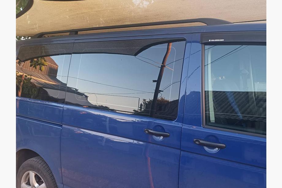 Volkswagen T5 2010-2015 Relingi Dachowe Czarne Krótka baza, metalowe nóżki Zdjęcia 18