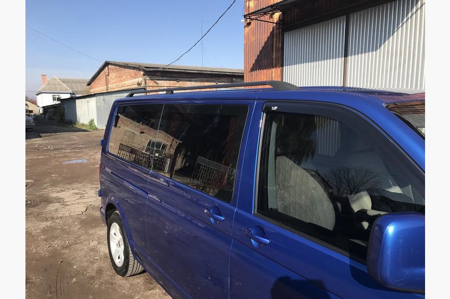 Volkswagen T5 2010-2015 Relingi Dachowe Czarne Krótka baza, metalowe nóżki Zdjęcia 4