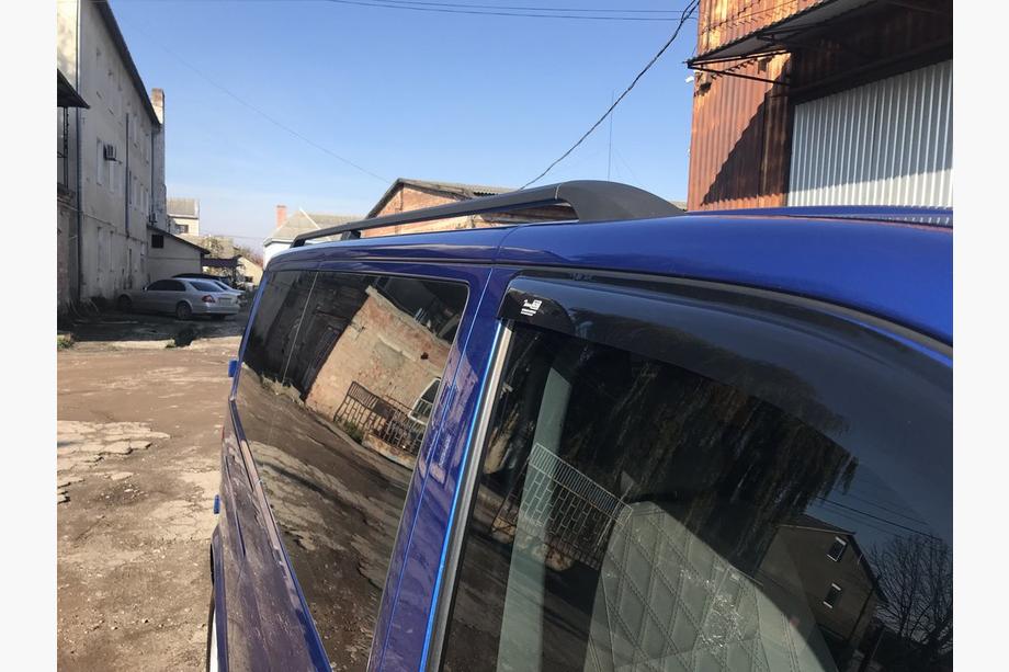 Volkswagen T5 2010-2015 Relingi Dachowe Czarne Krótka baza, metalowe nóżki Zdjęcia 5
