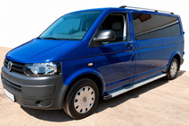 Volkswagen T5 2010-2015 Progi Boczne Maya V2 (2 szt., Aluminium) Krótki Rozstaw Osi zdjęcia 1