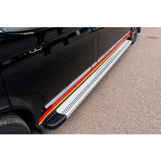 Progi Boczne Maya V2 (2 szt., Aluminium) Volkswagen T5 2010-2015 zdjęcia 4