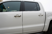 Volkswagen Amarok 2010-2022 Chromowane Nakładki na Klamek Drzwi (4 szt, Stal Nierdzewna) zdjęcia 1