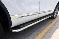 Volkswagen Amarok 2010-2022 Progi Boczne Maydos V2 (2 szt., stal nierdzewna) zdjęcia 1