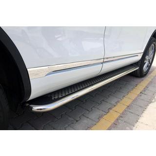 Progi Boczne Maydos V2 (2 szt., stal nierdzewna) Volkswagen Amarok 2010-2022 zdjęcia 1