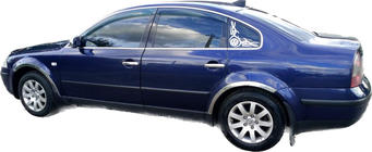 Volkswagen Passat B5 1997-2005 Nakładki na Klamek Chromowane (4 szt., Stal Nierdzewna) OmsaLine - Włoska Stal Nierdzewna zdjęcia 2