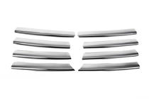Volkswagen Passat B5 1997-2005 Nakładki na Grill Chromowane (Stal Nierdzewna) 2001-2005, OmsaLine - Włoska Stal Nierdzewna zdjęcia 4