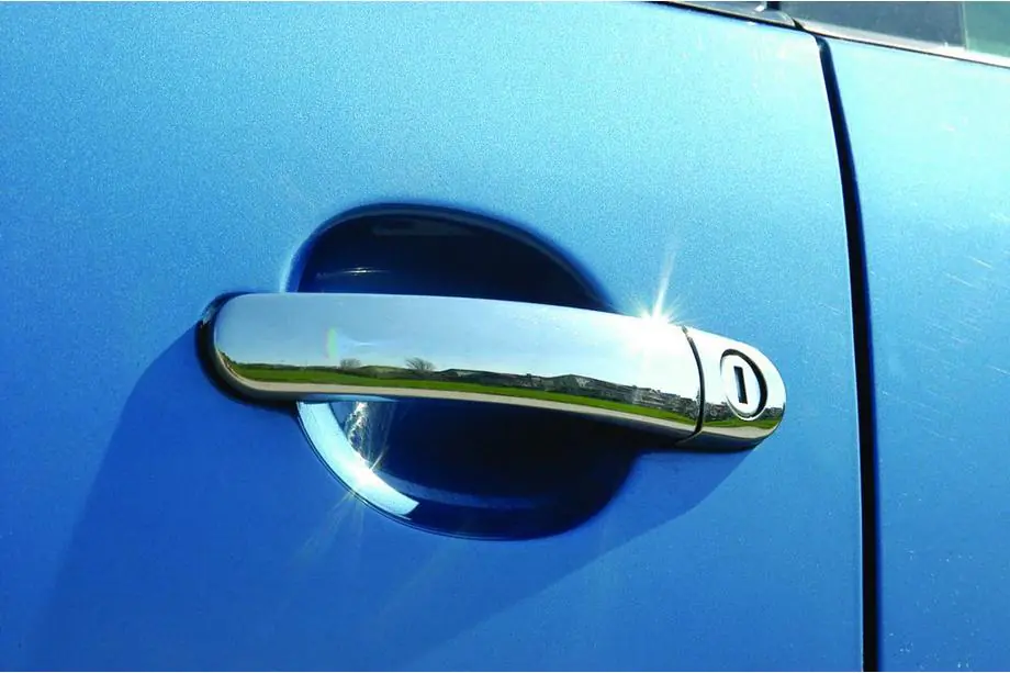 Volkswagen Polo 2001-2009 Nakładki na Klamek Chromowane (4 szt., Stal Nierdzewna) Image