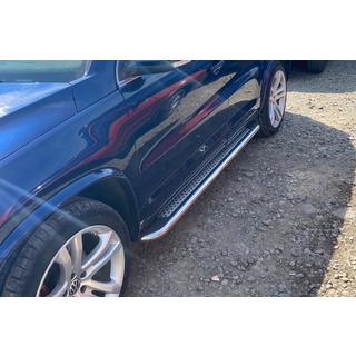 Progi Boczne Maydos V2 (2 szt., stal nierdzewna) Volkswagen Tiguan 2007-2016 zdjęcia 3