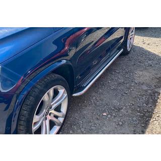 Progi Boczne Maydos V2 (2 szt., stal nierdzewna) Volkswagen Tiguan 2007-2016 zdjęcia 2