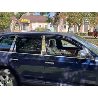Chromowane Nakładki na Klamek Drzwi (4 szt, Stal Nierdzewna) Volkswagen Touareg 2002–2010 zdjęcia 3