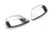 Volkswagen Touareg 2002–2010 Nakładki na Lusterka 2007-2010 (2 szt., Stal Nierdzewna) Carmos - Stal Turecka zdjęcia 7