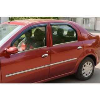 Listwy Drzwiowe Stal Nierdzewna (4 szt.) Dacia Logan I 2008-2012 zdjęcia 4