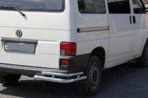 Volkswagen T4 Caravelle/Multivan 1990–2003 Tylne podwójne narożniki AK003-Double (2 szt., stal nierdzewna) zdjęcia 4